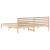Cadru de pat cu headboard Maro 180 x 210 cm Lemn de brad solid GartenMobel Dekor