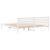 Cadru de pat cu headboard Alb 180 x 210 cm Lemn de brad solid GartenMobel Dekor