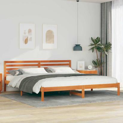 Cadru de pat Maro ceruit 200 x 210 cm Lemn de brad solid GartenMobel Dekor
