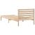 Cadru de pat cu headboard Maro 100 x 220 cm Lemn de brad solid GartenMobel Dekor