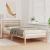 Cadru de pat cu headboard Maro 100 x 220 cm Lemn de brad solid GartenMobel Dekor