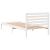Cadru de pat cu headboard Alb 100 x 220 cm Lemn de brad solid GartenMobel Dekor