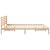 Cadru de pat cu headboard Ajustabil Maro 160 x 220 cm Lemn de brad solid GartenMobel Dekor