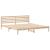 Cadru de pat cu headboard Maro 180 x 220 cm Lemn de brad solid GartenMobel Dekor