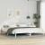 Cadru de pat cu headboard Alb 180 x 220 cm Lemn de brad solid GartenMobel Dekor