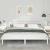 Cadru de pat cu headboard Alb 180 x 220 cm Lemn de brad solid GartenMobel Dekor