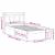 Cadru de pat Alb 80 x 200 cm Lemn masiv de pin GartenMobel Dekor
