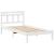 Cadru de pat Alb 80 x 200 cm Lemn masiv de pin GartenMobel Dekor