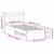 Cadru de pat Alb 100 x 200 cm Lemn masiv de pin GartenMobel Dekor