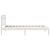 Cadru de pat Alb 90 x 190 cm Lemn masiv de pin GartenMobel Dekor