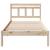 Cadru de pat Maro 75 x 190 cm Lemn masiv de pin GartenMobel Dekor