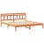 Cadru de pat cu headboard Maro 180 x 200 cm Lemn de brad GartenMobel Dekor