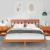 Cadru de pat cu headboard Maro 160 x 200 cm Lemn masiv de pin GartenMobel Dekor