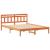 Cadru de pat cu headboard Maro 150 x 200 cm Lemn de brad GartenMobel Dekor