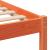 Cadru de pat cu headboard Maro 140 x 190 cm Lemn masiv de pin GartenMobel Dekor