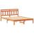 Cadru de pat cu headboard Maro 140 x 190 cm Lemn masiv de pin GartenMobel Dekor