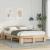 Cadru de pat cu headboard Maro 160 x 200 cm Lemn de brad GartenMobel Dekor
