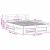 Cadru de pat cu headboard Maro 140 x 200 cm Lemn de brad solid GartenMobel Dekor