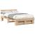 Cadru de pat cu headboard Maro 120 x 200 cm Lemn de brad solid GartenMobel Dekor