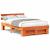 Cadru de pat Maro ceruit 135 x 190 cm Lemn de brad solid GartenMobel Dekor