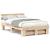 Cadru de pat cu headboard Maro 120 x 190 cm Lemn de brad solid GartenMobel Dekor