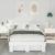 Cadru de pat cu headboard Alb 120 x 190 cm Lemn de brad solid GartenMobel Dekor