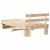 Cadru de pat cu headboard Maro 100 x 200 cm Lemn de brad solid GartenMobel Dekor