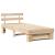 Cadru de pat cu headboard Maro 90 x 200 cm Lemn de brad solid GartenMobel Dekor