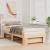 Cadru de pat cu headboard Maro 80 x 200 cm Lemn de brad solid GartenMobel Dekor