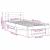 Cadru de pat cu headboard Alb 90 x 190 cm Lemn de brad solid GartenMobel Dekor