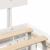 Cadru de pat cu headboard Alb 160 x 200 cm Lemn de brad GartenMobel Dekor
