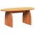 Masă de cafea Maro ceruit 80 x 40 x 35 cm Lemn de brad solid GartenMobel Dekor