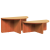 Masă de cafea 2 pcs Maro ceruit 79 x 39.5 x 40 cm GartenMobel Dekor
