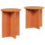 Set de măsuțe de cafea 2 pcs Maro 41.5 x 41.5 x 41 cm GartenMobel Dekor