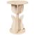 Masă laterală Natural 39.5 x 39.5 x 53.5 cm Lemn de brad solid GartenMobel Dekor