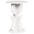 Masă laterală Alb 39.5 x 39.5 x 53.5 cm Lemn de brad solid GartenMobel Dekor