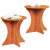 Set de măsuțe de cafea 2 pcs Maro 46 x 46 x 47 cm GartenMobel Dekor