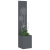 Ghiveci de Grădină cu Panou Decorativ Antracit 32 x 140 cm GartenMobel Dekor