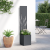 Ghiveci de Grădină cu Panou Decorativ Antracit 32 x 140 cm GartenMobel Dekor