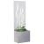 Ghiveci de Grădină cu Panou Decorativ Argintiu 50 x 140 cm GartenMobel Dekor