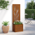 Ghiveci de Grădină cu Panou Decorativ Ruginit 50 x 140 cm GartenMobel Dekor