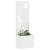 Ghiveci de Grădină cu Panou Decorativ Alb 50 x 140 cm GartenMobel Dekor