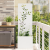Ghiveci de Grădină cu Panou Decorativ Alb 50 x 140 cm GartenMobel Dekor