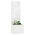 Ghiveci de Grădină cu Panou Decorativ Alb 50 x 140 cm GartenMobel Dekor