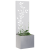 Ghiveci de Grădină cu Panou Decorativ Argintiu 50 x 140 cm GartenMobel Dekor