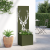 Ghiveci de Grădină cu Panou Decorativ Olivengrønn 50 x 140 cm GartenMobel Dekor