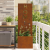 Ghiveci de Grădină cu Panou Decorativ Ruginit 50 x 140 cm GartenMobel Dekor
