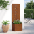 Ghiveci de Grădină cu Panou Decorativ Ruginit 50 x 140 cm GartenMobel Dekor