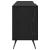 Cabinet TV cu raft Stejar negru 150 x 30 x 50 cm Lemn compozit GartenMobel Dekor