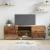 Cabinet TV cu raft Lemn vechi 150 x 30 x 50 cm Lemn compozit GartenMobel Dekor
